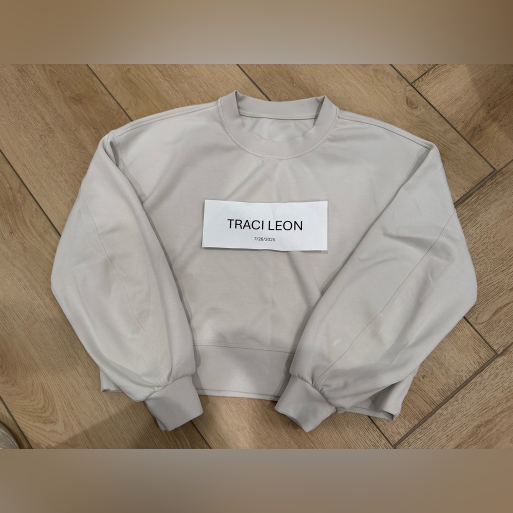 Lululemon Softstreme Oversized Crop Sweatshirt